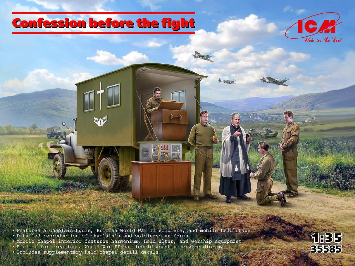 Icm Confession Before The Fight, Wwii Mobile Field Chapel