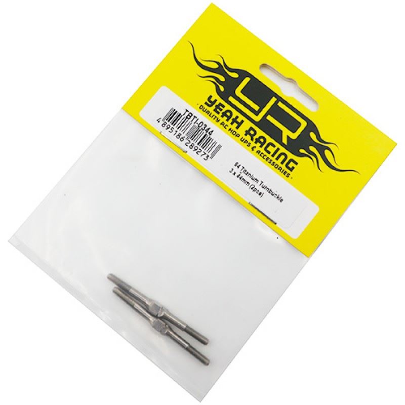 Yeah Racing 64 Titanium Turnbuckle 3x44mm 2pcs
