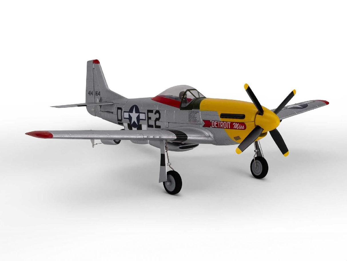 E Flite UMX P-51D Mustang inDetroit Missin BNF Basic with AS3X and SAF