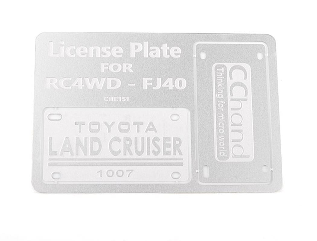 RC4WD CLASSIC FRONT BUMPER W/ LICENSE PLATE FOR RC4WD TRAIL