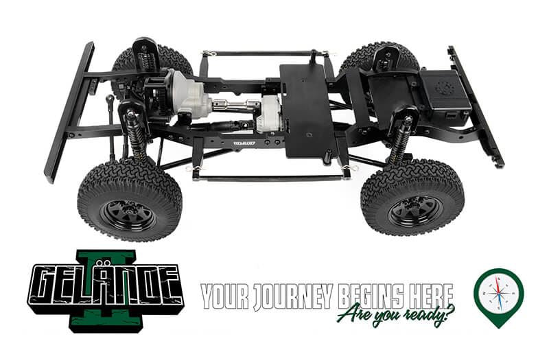 Rc4Wd Gelande Ii Truck Kit With 2015 Land Rover Defender D90