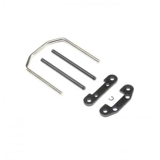 Losi Front Hinge Pin and Brace Set: Super Baja Rey (Losi254048)