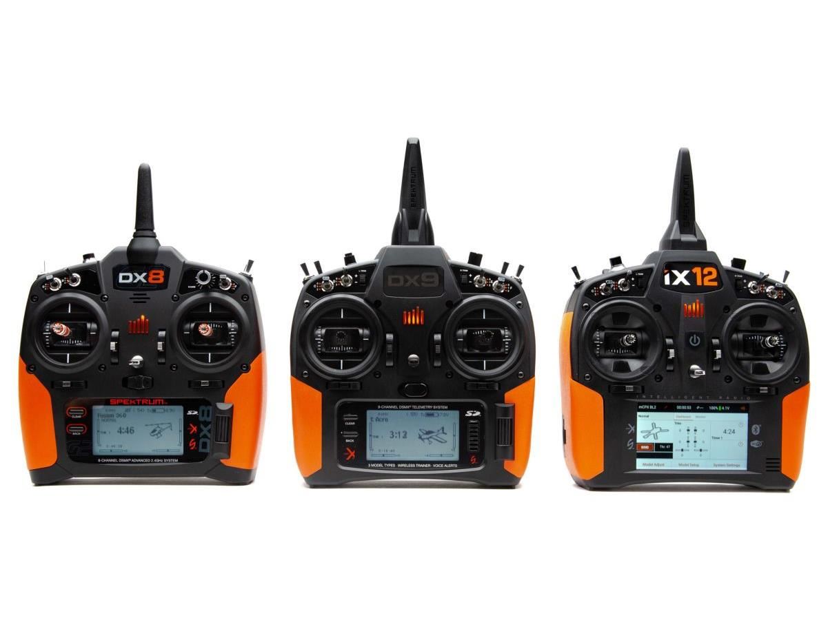 Spektrum Orange Grip Set w/ Tape: DX6G2/3 DX8G2