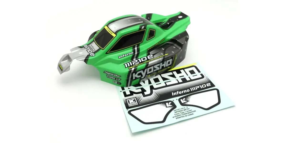 Bodyshell Kyosho 1:8 Inferno Mp10E Readyset - Green