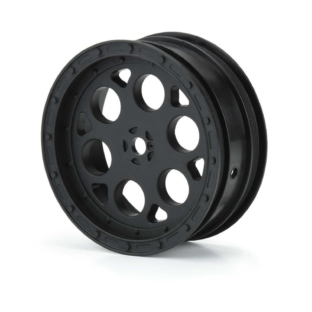 Proline 1/10 Showtime Front 2.2In 12mm Sprint Car Wheels (2) Black