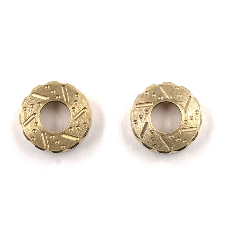 Yeah Racing Brass Rear Cap Weight For Kyosho Mini-Z 4x4 MX-01