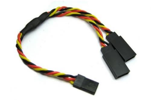 Etronix 15cm 22Awg Jr Twisted Y Extension Wire