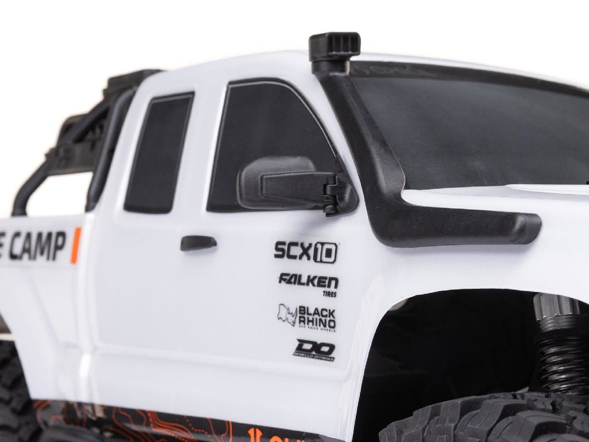 Axial 1/10 Scx10 Iii Base Camp 4X4 Rock Crawler Rtr White