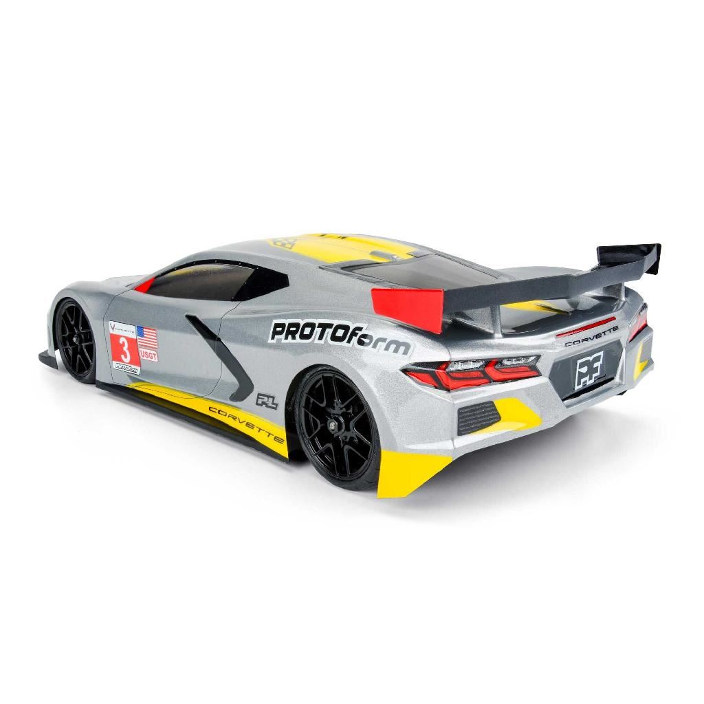 PRM 1/10 Chevrolet Corvette C8 Clear Body: 190mm Touring Car