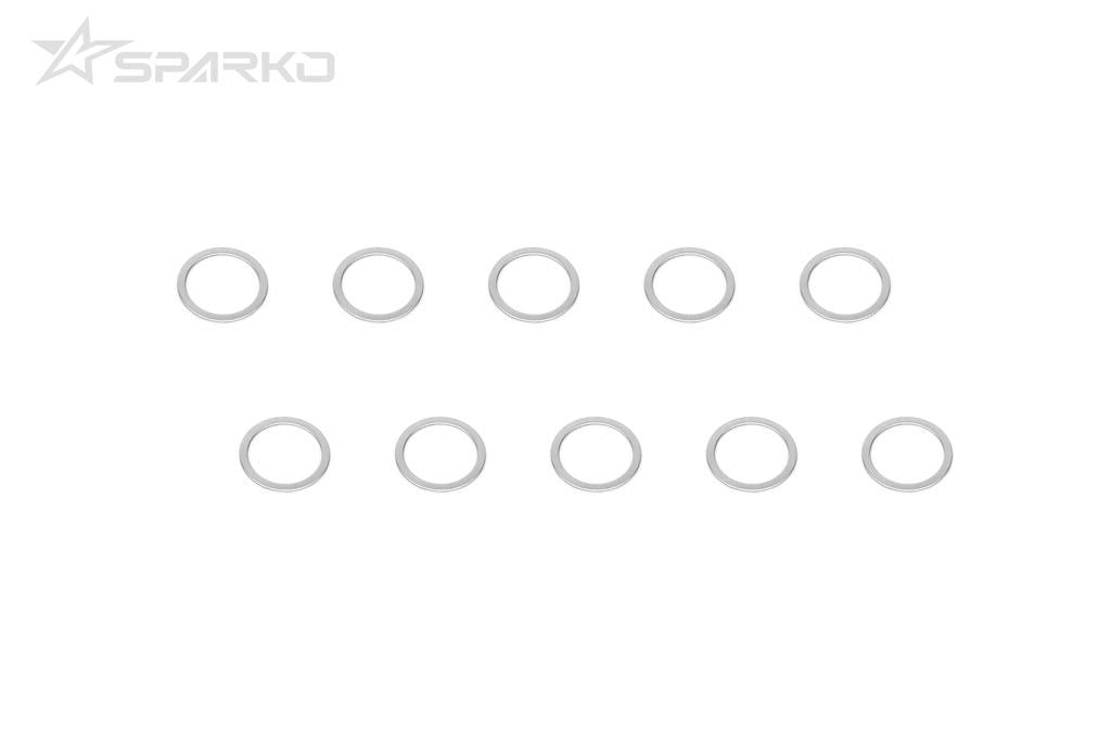 Sparko Hex Shim 8X10X0.2Mm (10Pcs)