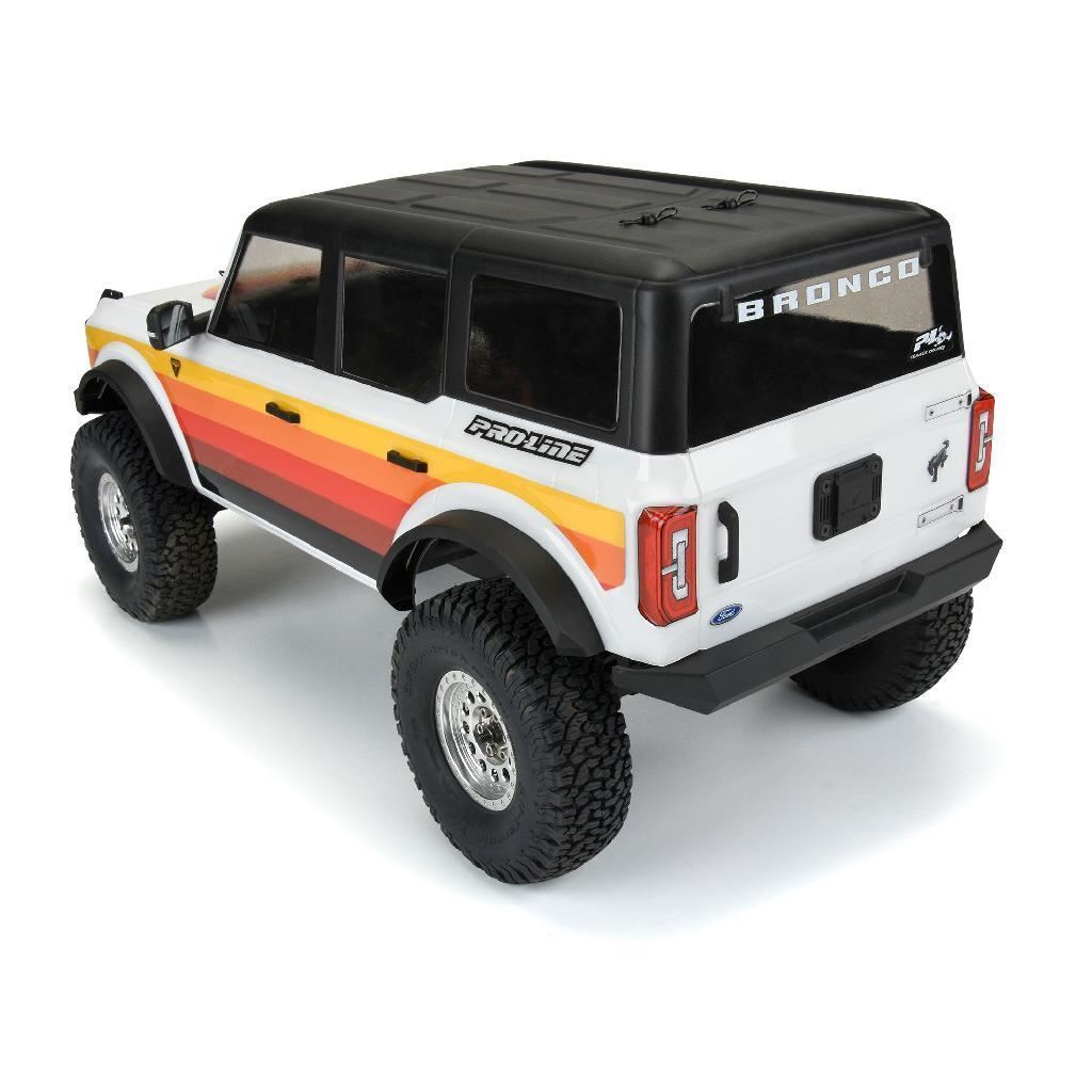 Proline 1/10 2021 Ford Bronco Clear Body Set 12.3In Wheelbase: Crawle