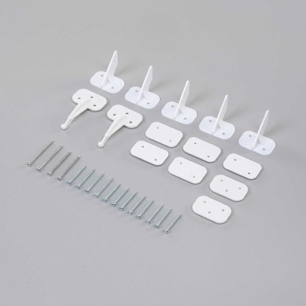 E Flite Control Horn Set, White: Rc-45J 1.5M