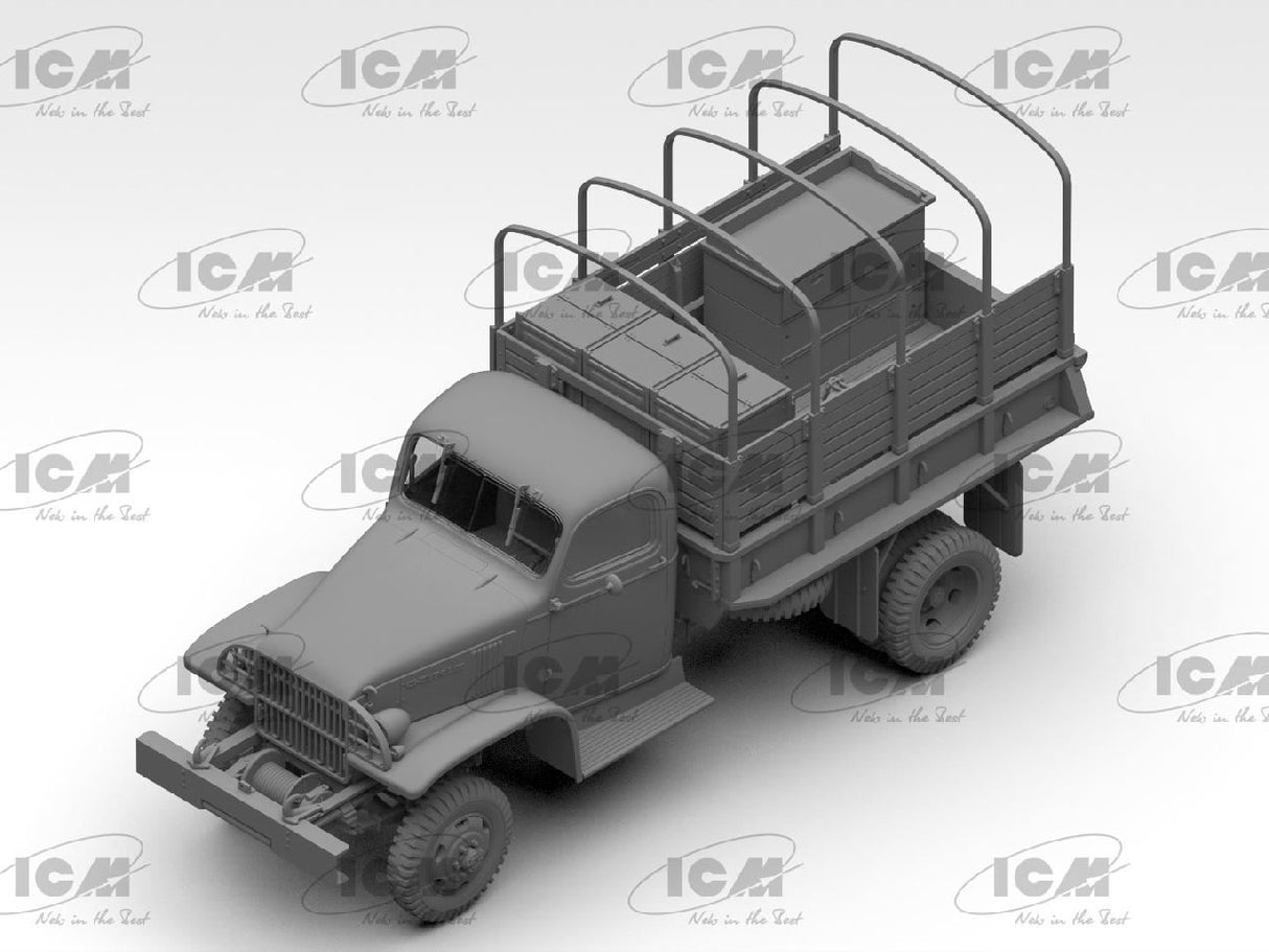 Icm Wwii U.S. Army Kitchen Truck With Accessories