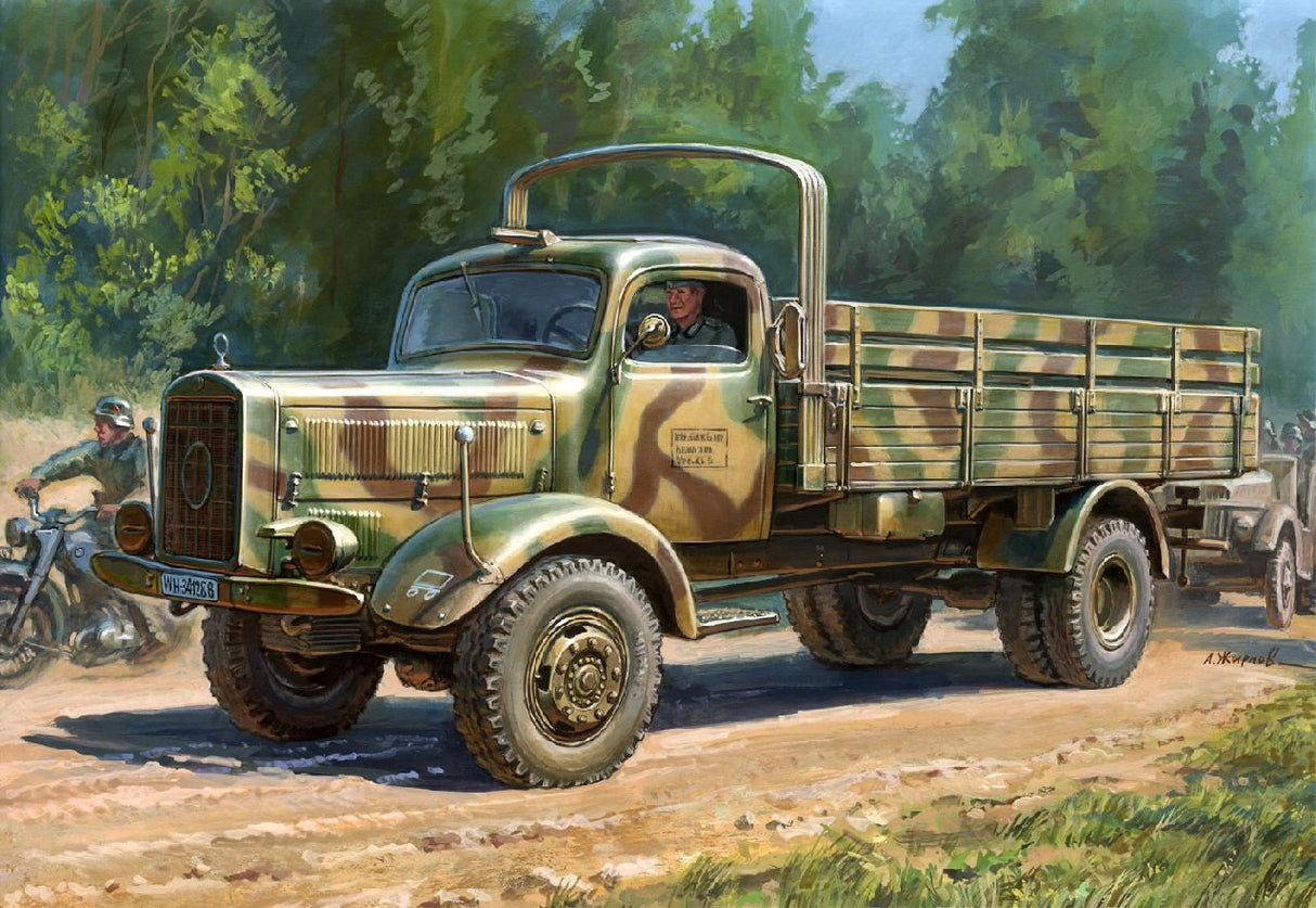 Zvesda German truck L-4500S WWII RR
