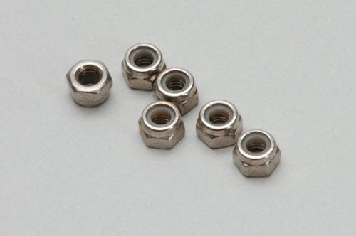 River Hobby Nylon Lock Nut M4 (6Pcs)
