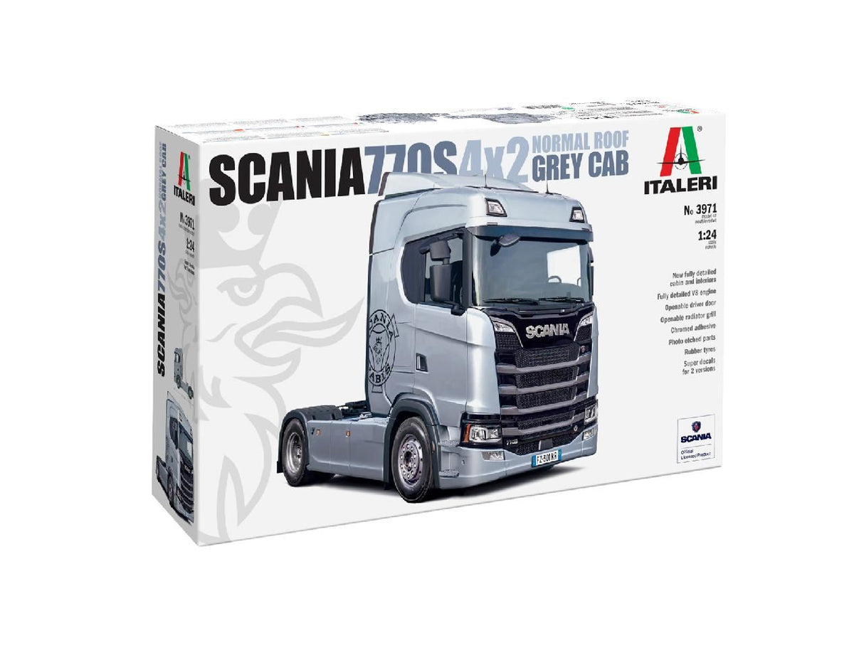Italeri Scania S770 4X2 Normal Roof Ingrey Cabin
