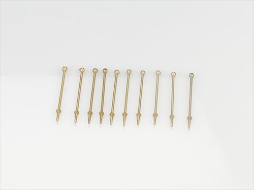 RACTIVE 1 Hole Stanchion, Brass 35mm (Pk10)