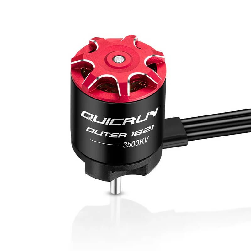Hobbywing Quicrun Outer 1621Sl 3500Kv Motor Black (1/24Th)