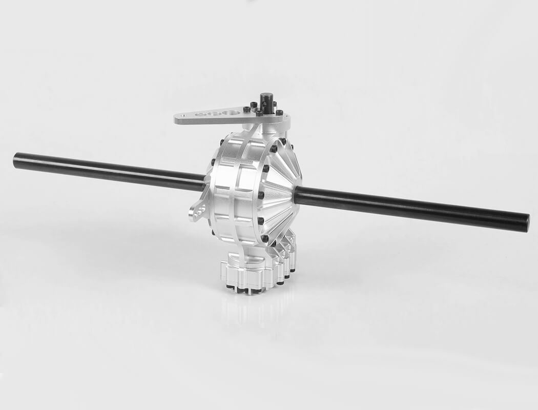 RC4WD 1/4 SCALE ALUMINUM REAR AXLE W/QUICK CHANGE GEARS (SKELL