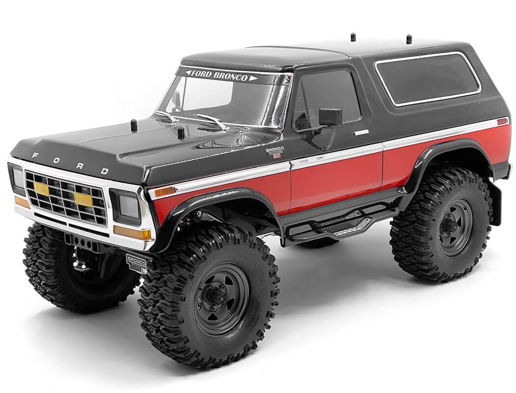 RC4WD SEREN 2.2 BEADLOCK WHEELS W/ CENTER CAPS (BLACK)