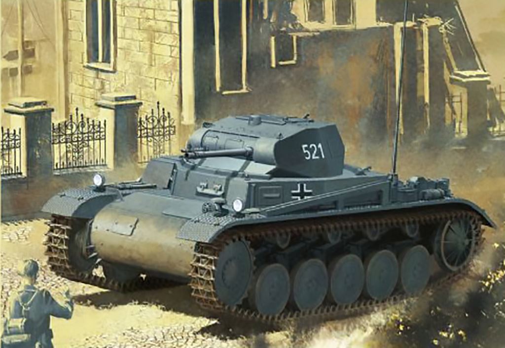 Dragon 1/35 Pz.Kpfw.II Ausf.B w/Interior (Magic Track, Bonus figure set, metal bucket, uniform and GEN 2 w