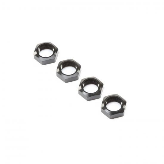 Losi Wheel Nut, Black (4): Super Baja Rey (Losi252078)