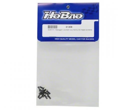 HoBao M3X8mm Hex Socket Countersunk Screws