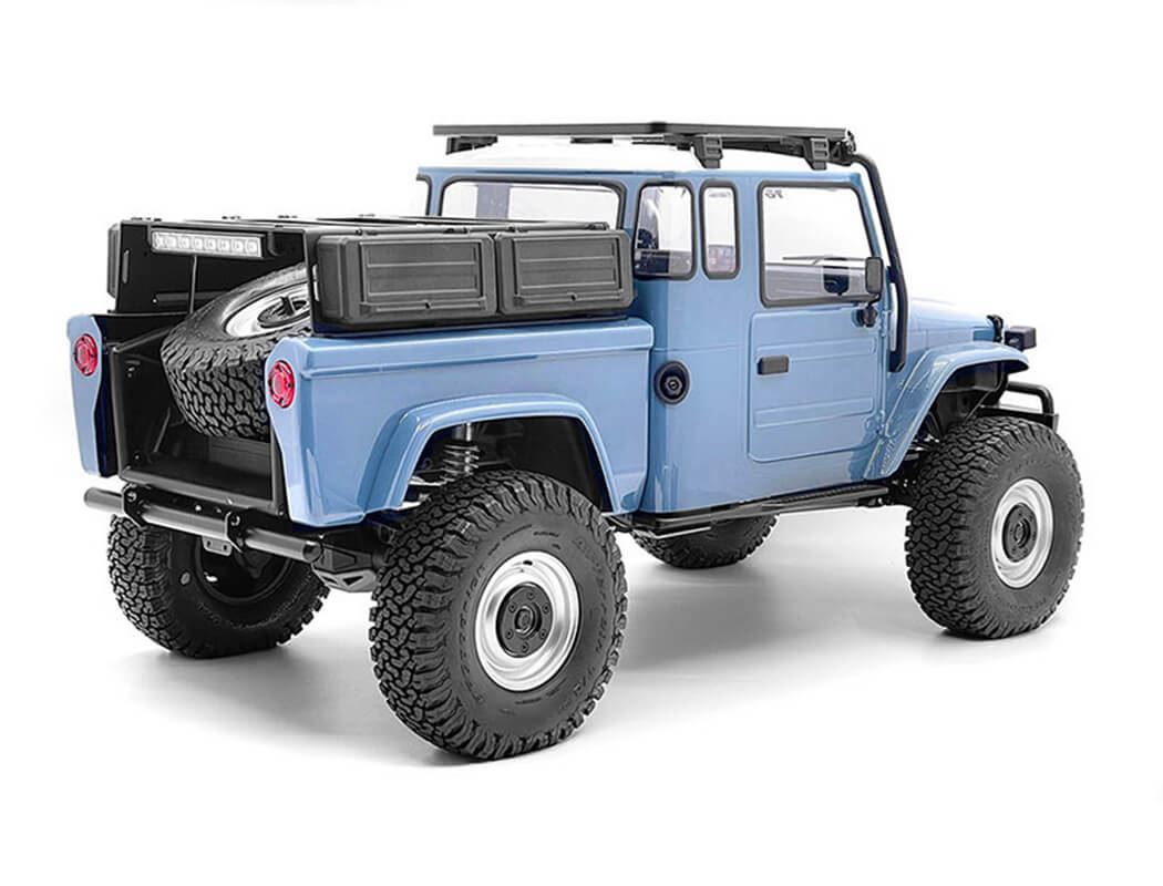 RC4WD REAR BED RACK & TOOL BOX W/ LIGHT BAR FOR VANQUISH VS4