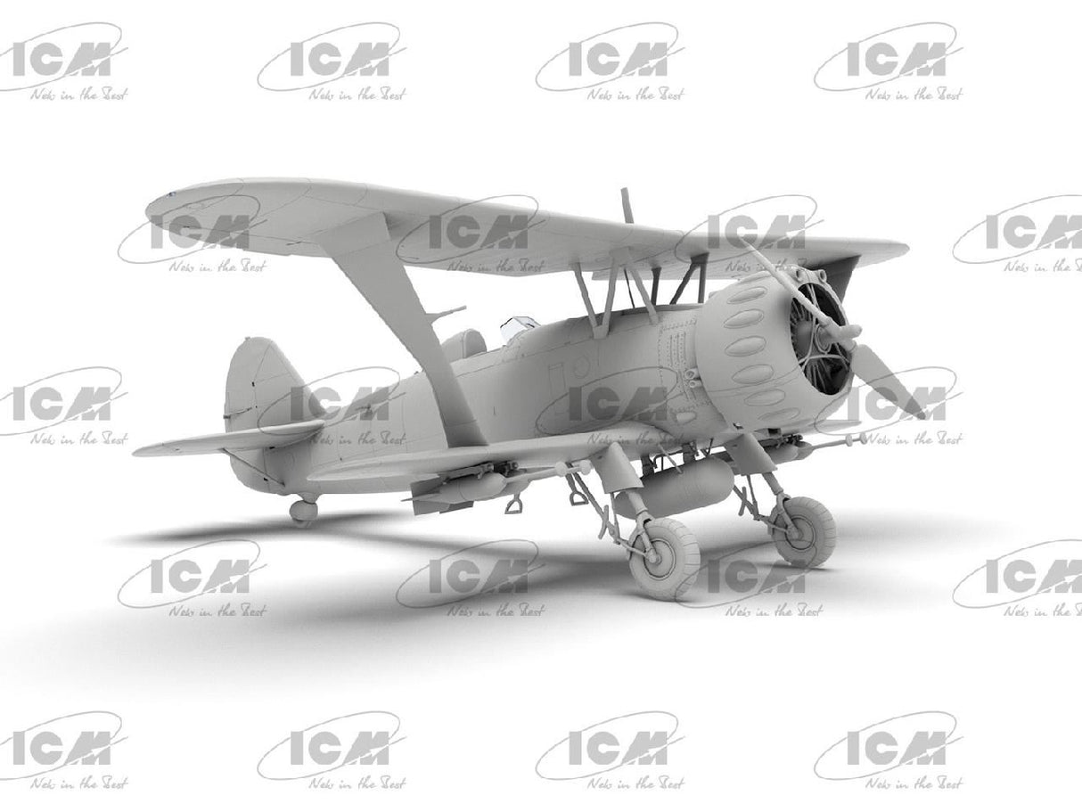 Icm Hs 123A-1 (Late), Wwii German Attack Aircraft