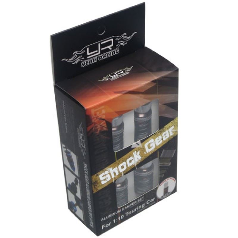 Yeah Racing Shock-Gear 55mm Damper Set for 1/10 RC Touring Car GunMetal