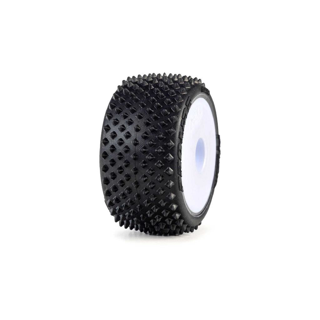 Pro-Line 1/28 Prism Front/Rear Carpet Tires Mounted 7Mm, White (4): L