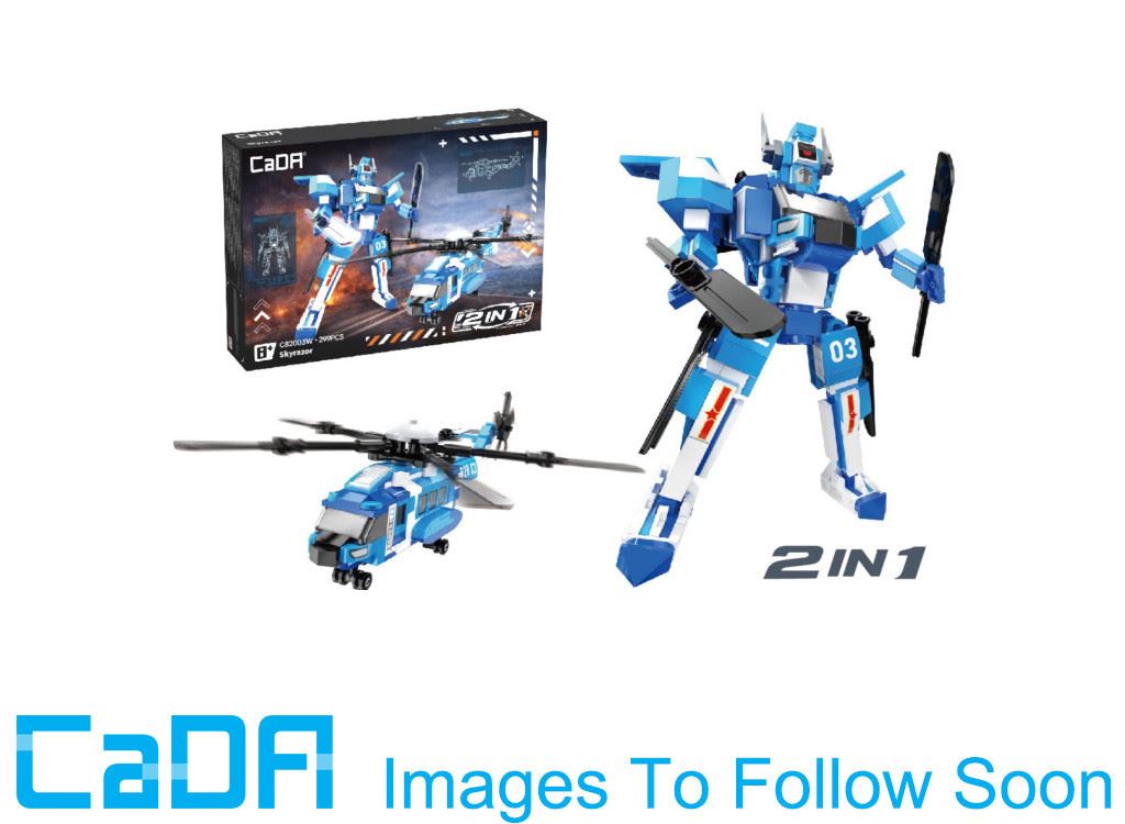 Cada Judgment 2-in-1 Mecha Robot Helicopter - 299 Pcs