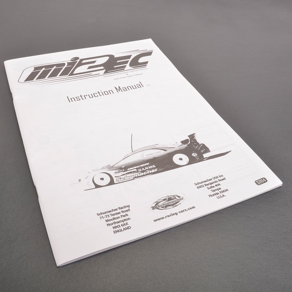 Schumacher Instr Manual - Mi2 E.C.