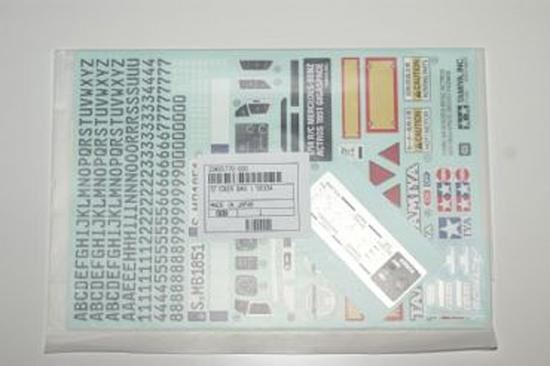 Tamiya Sticker Metal Transfer For 56335