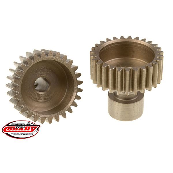 Corally 48 Dp Pinion Long Boss Hardened Steel 27 Teeth Dia. 3.17mm