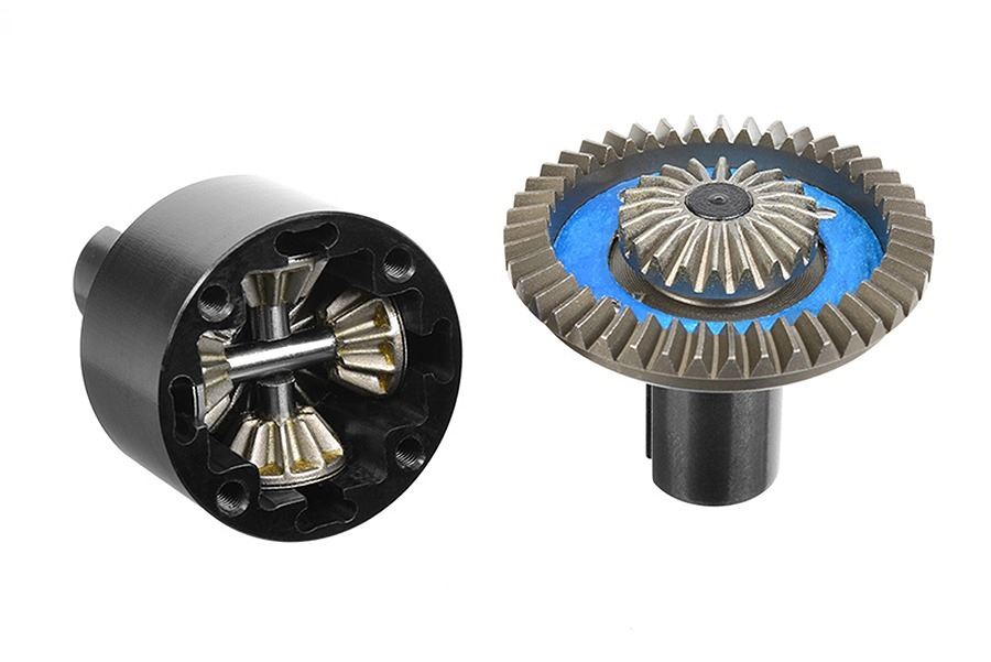 Corally Xtreme Diff Case 30mm Aluminium 7075 Hard Anodised Black Front