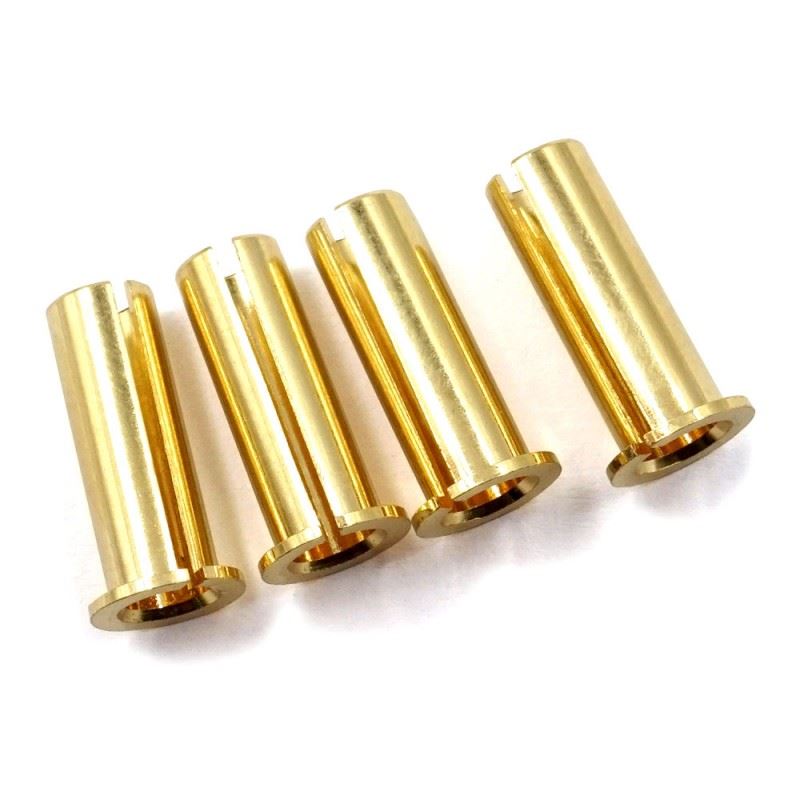 Yeah Racing 5mm to 4mm Battery Conversion Plug 4 pcs