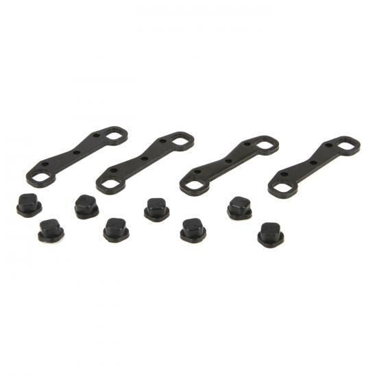 ECX Front/Rear Toe Plates w/Inserts: 1:10 4wd All