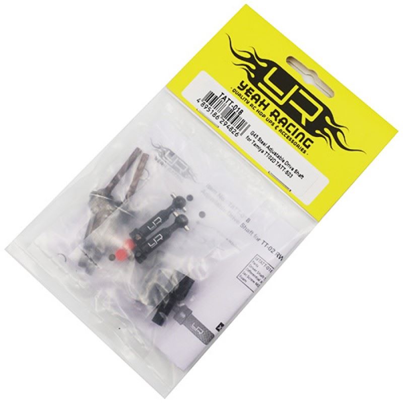 Yeah Racing G45 Steel Adjustable Drive Shaft for TATT-S03 (Tamiya TT02 RWD)(SPT2-D)