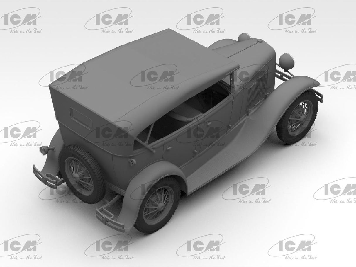 Icm Gaz-A Passenger Car in German Service