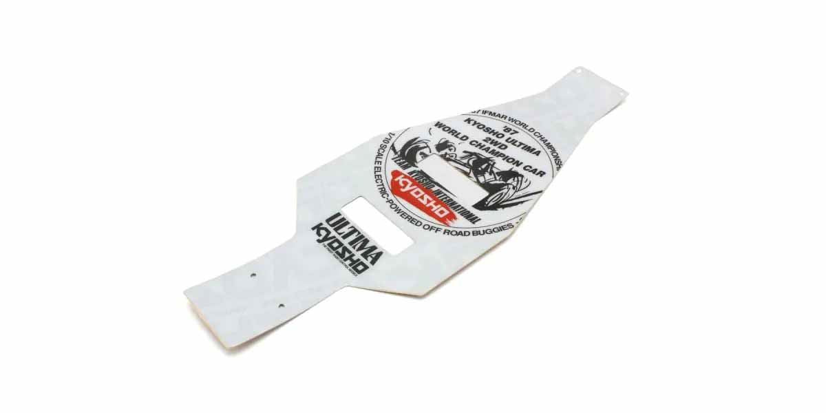 Kyosho Ultima Jj Limited Edition Chassis Protector Sheet