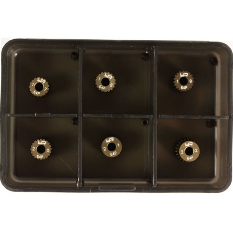 Yeah Racing Pinion Gear Super Hard Combo set (64P 23T-28T 6pcs)