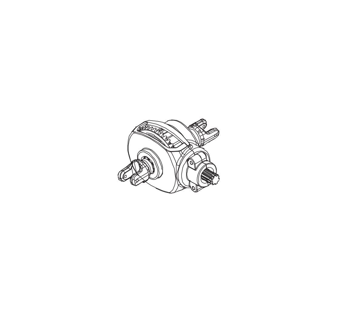 Pd Racing 4S Differential Gear Box Assembly 1Pcs