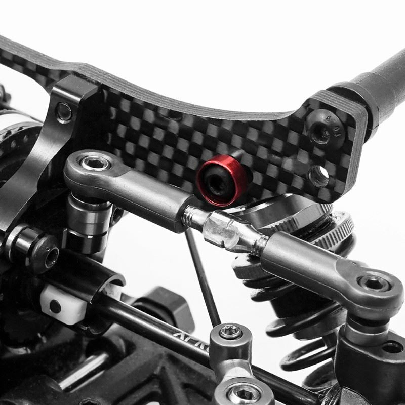 Yeah Racing Aluminum M3 Button Head Countersunk Washer Black 10 pcs