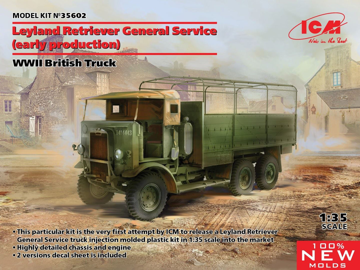 Icm Leyland Retriever General Service (Early Production), Wwii British Truck