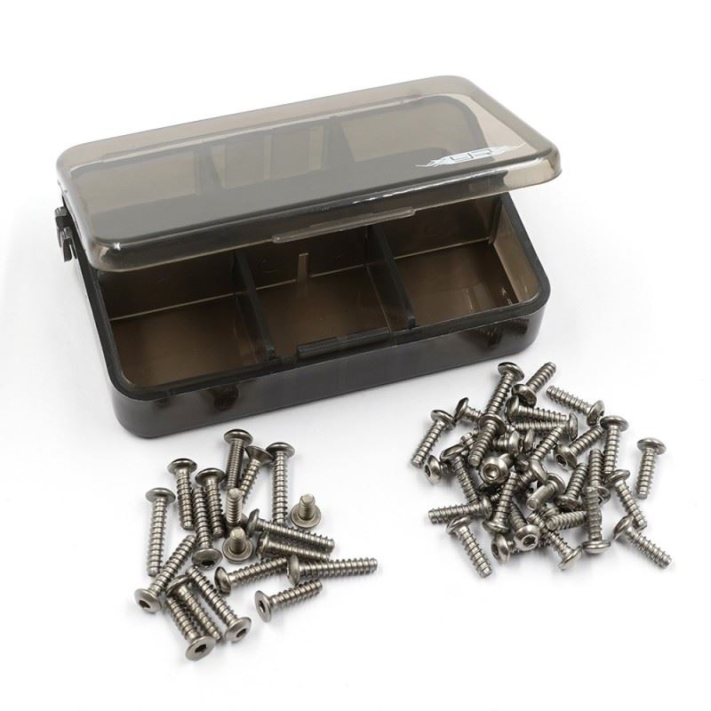 Yeah Racing Titanium Screw Assorted Set W/Box For Tamiya Dt-03