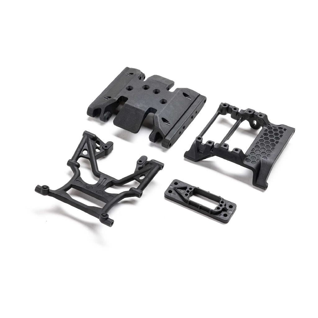 Axial Servo Mount, Skid, Cross Members: Scx10 Iii Hp