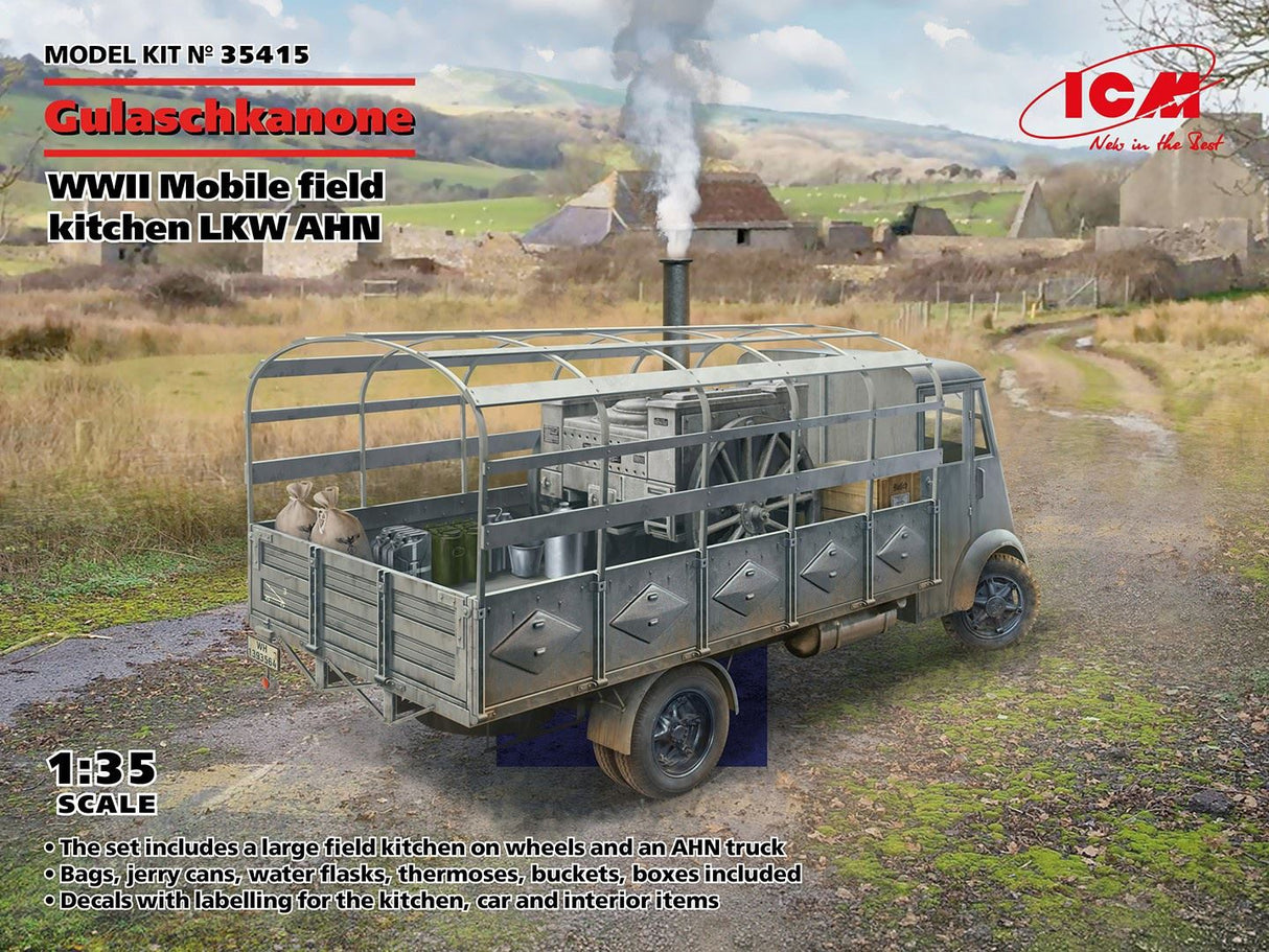 Icm Ahn 'Gulaschkanone', Wwii German Mobile Field Kitchen