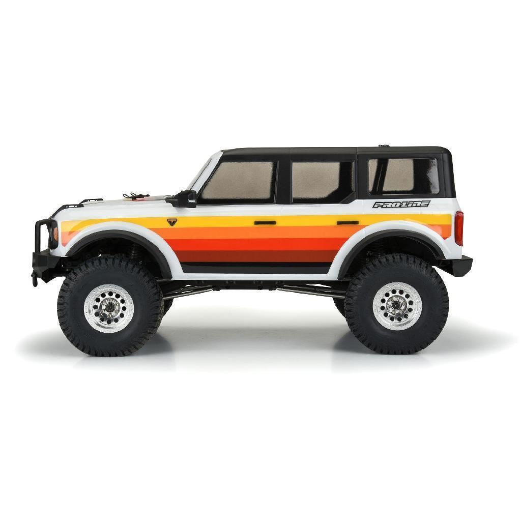 Proline 1/10 2021 Ford Bronco Clear Body Set 12.3In Wheelbase: Crawle