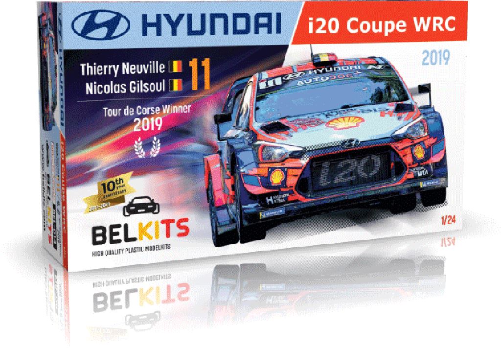 BEL Kits Hyundai I20 Coupe WRC 2019 Neuville